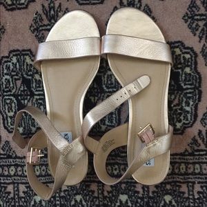 Rose gold Steve Madden Sandals 7.5